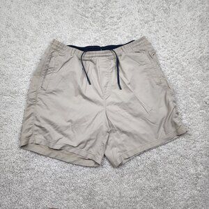 Birddogs Boom Classic Shorts Mens XL Beige  Lined Athletic Stretch Gym Running